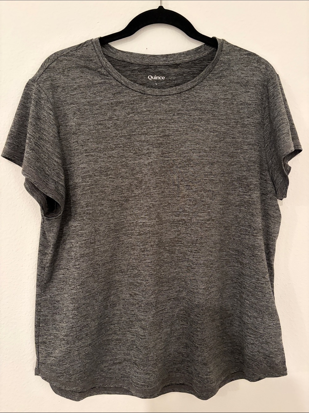 Quince workout short size large gray